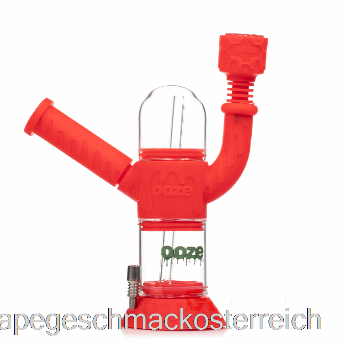 Ooze Cranium Silikon-Wasserpfeife Scarlet (rot) Vape-Geschmack